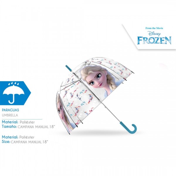Vaikiškas lietsargis automatinis Disney Frozen 42 cm